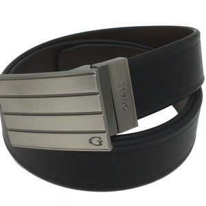 Guess Men's Reversible Black/Brown Belt